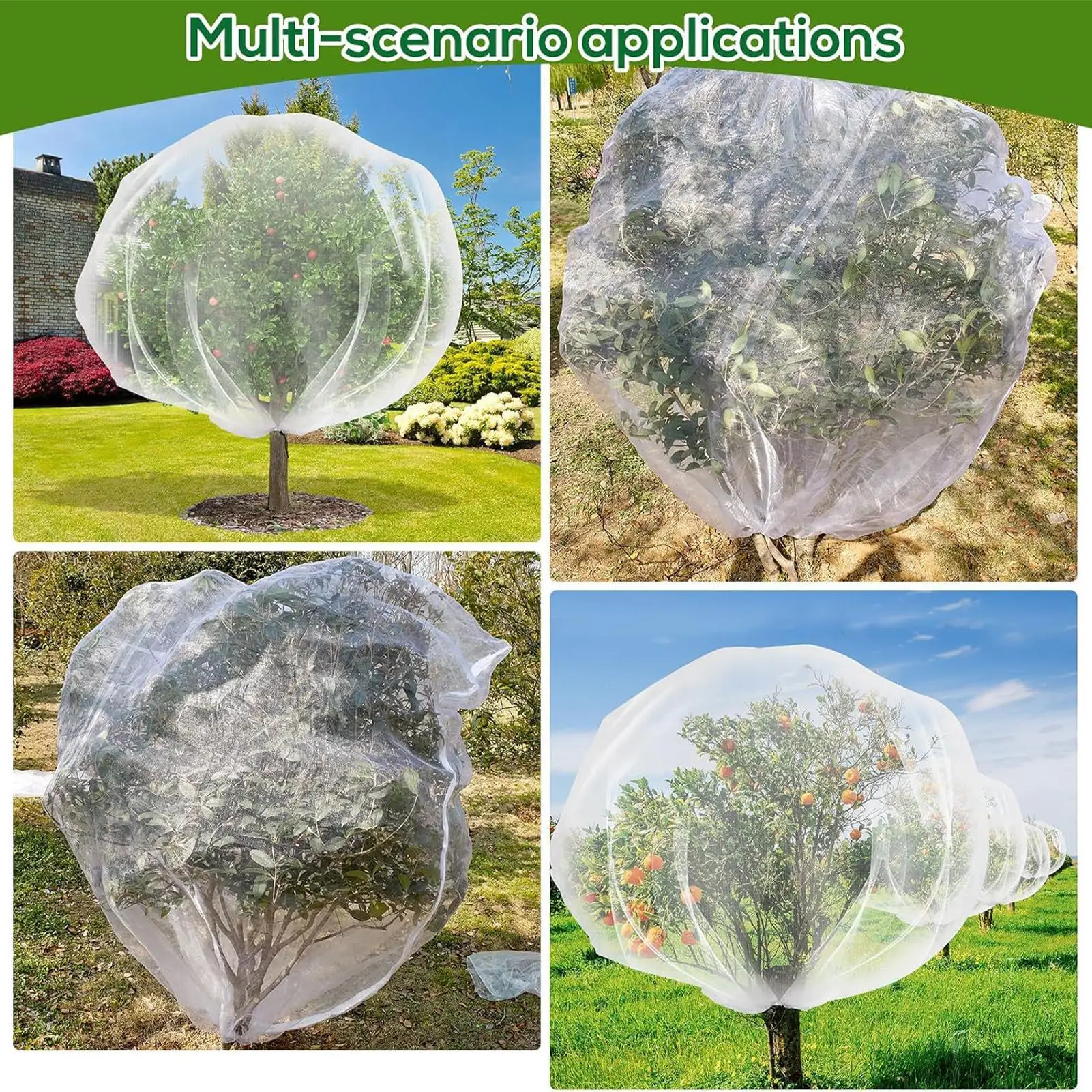 Сетка для птиц для сада, многоразовые садовые кашпо на шнурке с застежкой-молнией, чехлы для садовых растений для улицы и помещения
Сетка для птиц для сада, многоразовые садовые кашпо на шнурке с застежкой-молнией, чехлы для садовых растений для улицы и помещения