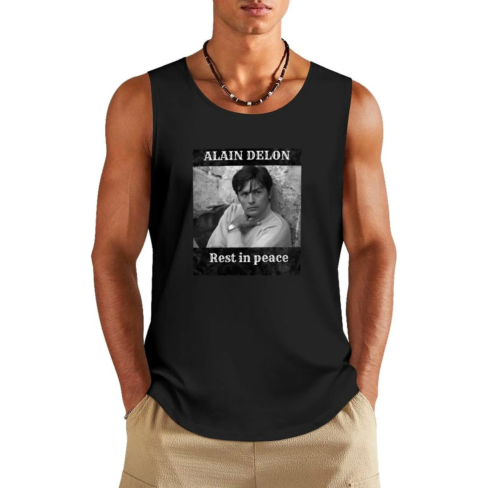 Alain Delon Tank Top Gym clothes sports clothes for men t-shirts for men Male clothes
Alain Delon Tank Top Gym clothes sports clothes for men t-shirts for men Male clothes