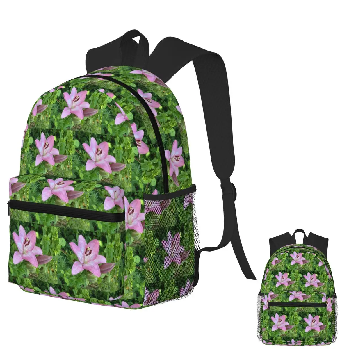 Pink Lily Surrounded By Leaves Student Backpack School Bag Hiking Travel Daypack for Boys Girls Fashion Bookbag Shoulder Bags
Pink Lily Surrounded By Leaves Student Backpack School Bag Hiking Travel Daypack for Boys Girls Fashion Bookbag Shoulder Bags