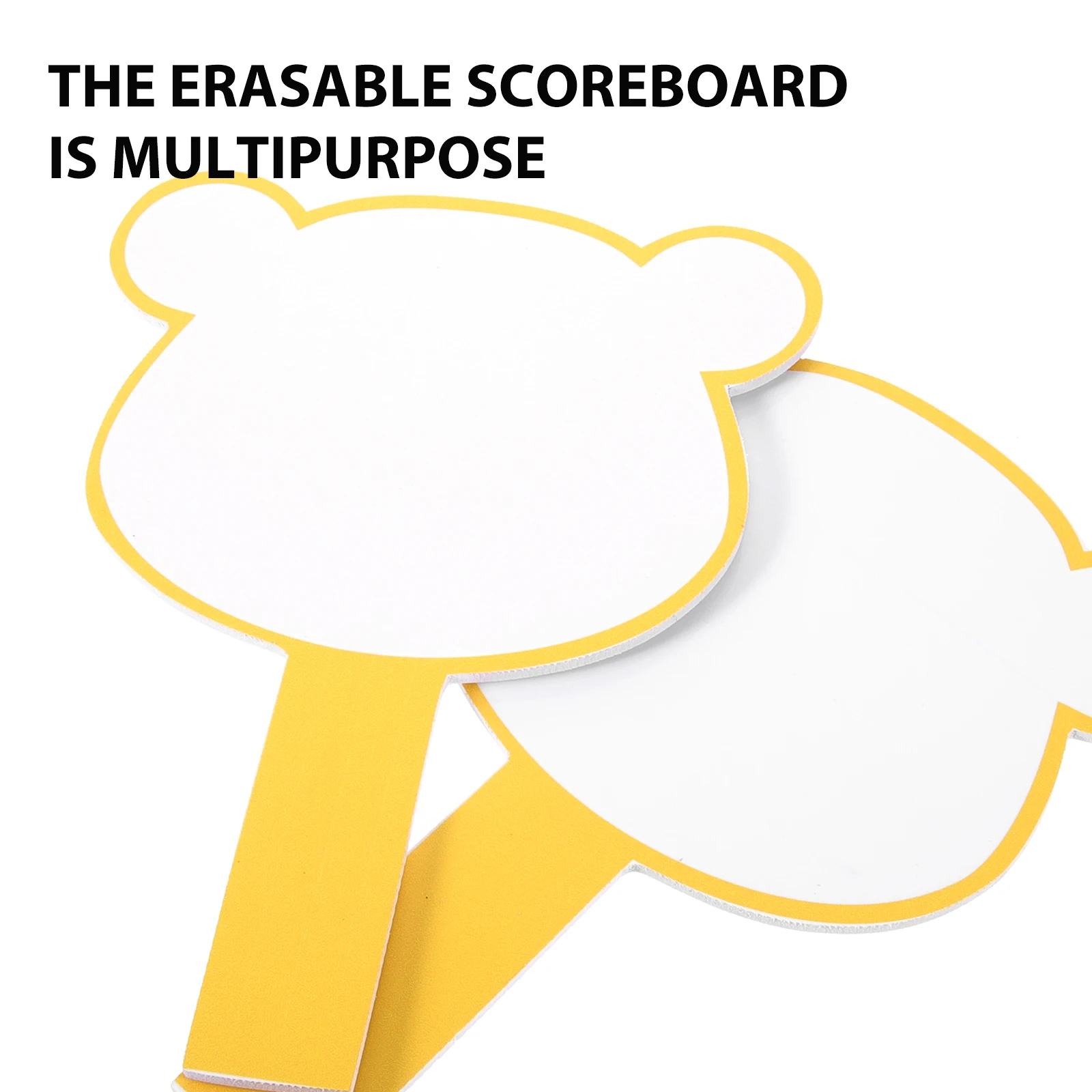 2 pcs Handheld Voting Scoreboard Erasable Whiteboard Blank Judges Game Paddles Single Sided Dry Erase Board For Competition 
2 pcs Handheld Voting Scoreboard Erasable Whiteboard Blank Judges Game Paddles Single Sided Dry Erase Board For Competition