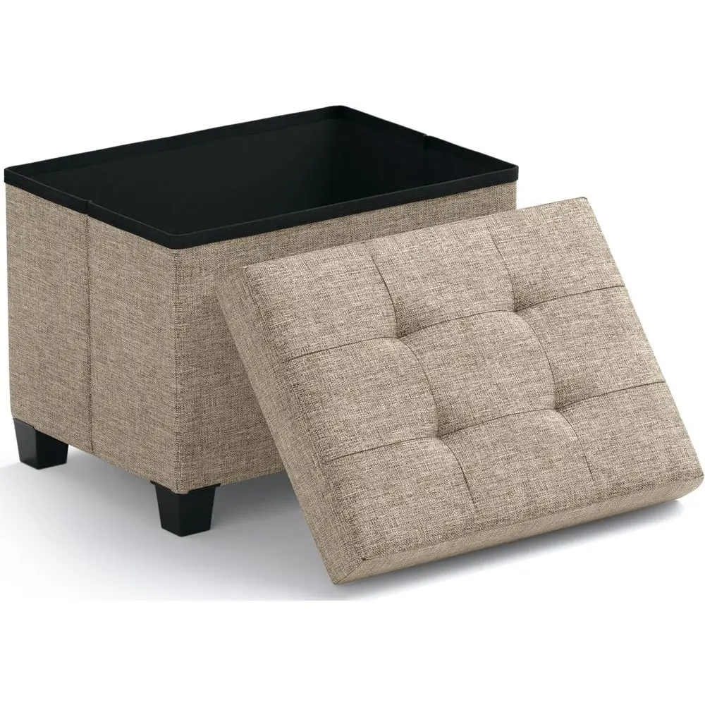 Storage Ottoman Small RecOttoman with Legs, oot Rest Stool Seat, Load up to 600 LB, or Living Room, Bedroom, Home Oice, Dorm - 1
Storage Ottoman Small RecOttoman with Legs, oot Rest Stool Seat, Load up to 600 LB, or Living Room, Bedroom, Home Oice, Dorm - 1