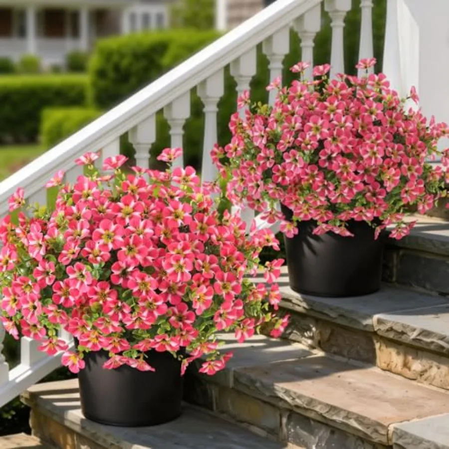 2 Set of Artificial Morning Glory and Eucalyptus Topiary Trees - Faux Silk Flower Potted Plants, UV-Resistant Fake Outdoor Morn
2 Set of Artificial Morning Glory and Eucalyptus Topiary Trees - Faux Silk Flower Potted Plants, UV-Resistant Fake Outdoor Morn