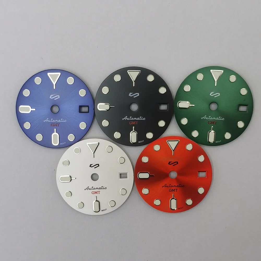 New NH34 dial mechanical watch modified accessories GMT watch green luminous surface watch accessories
New NH34 dial mechanical watch modified accessories GMT watch green luminous surface watch accessories