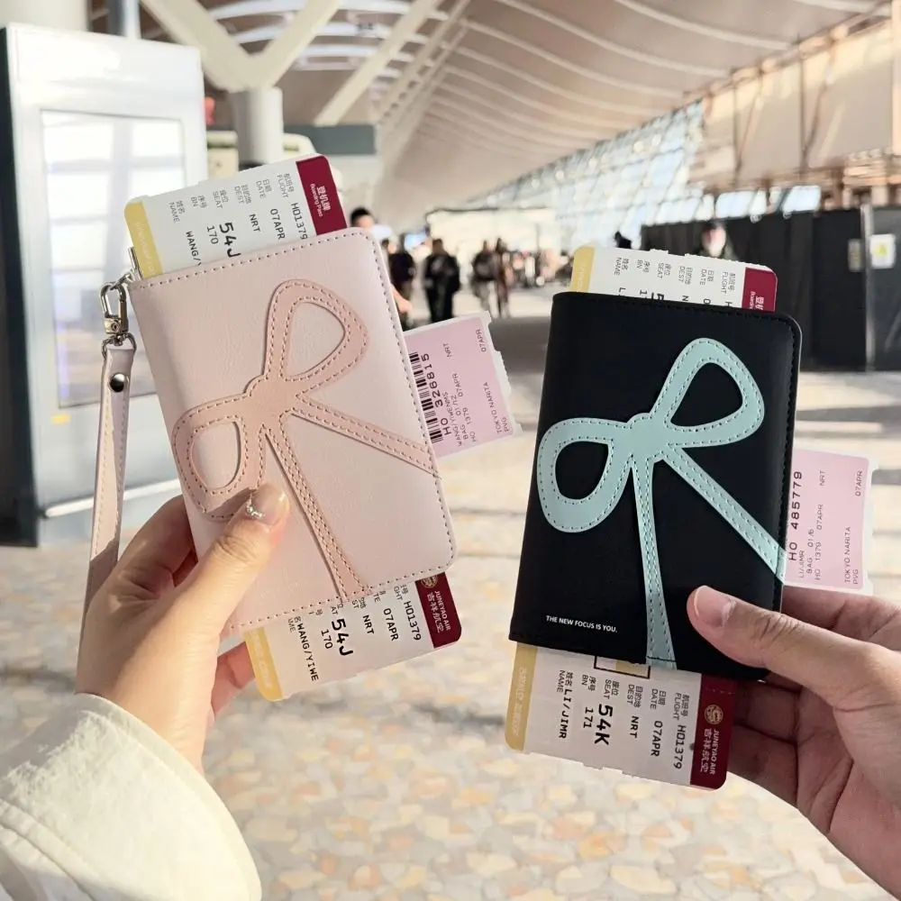 Creative Card Holder PU Bow Passport Bag Cute Purse Passport Clip Ticket Holder RFID Anti-theft Certificate Storage Bag Women
Creative Card Holder PU Bow Passport Bag Cute Purse Passport Clip Ticket Holder RFID Anti-theft Certificate Storage Bag Women