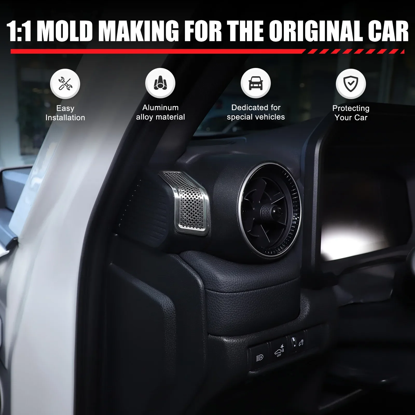 Stainless Steel For Toyota Land Cruiser 250 Prado LC250 2024 Center Control Side Air Outlet Dust Cover Trim Interior Accessories
Stainless Steel For Toyota Land Cruiser 250 Prado LC250 2024 Center Control Side Air Outlet Dust Cover Trim Interior Accessories