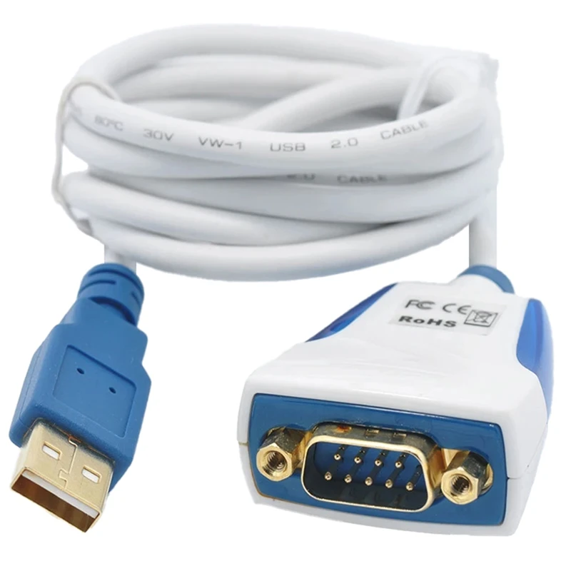 USB To RS232 Cable Converter FTDI USB 2.0 To RS232 Cord USB To RS232 Serial DB9 Adapter For Windows Mac-AT93
USB To RS232 Cable Converter FTDI USB 2.0 To RS232 Cord USB To RS232 Serial DB9 Adapter For Windows Mac-AT93