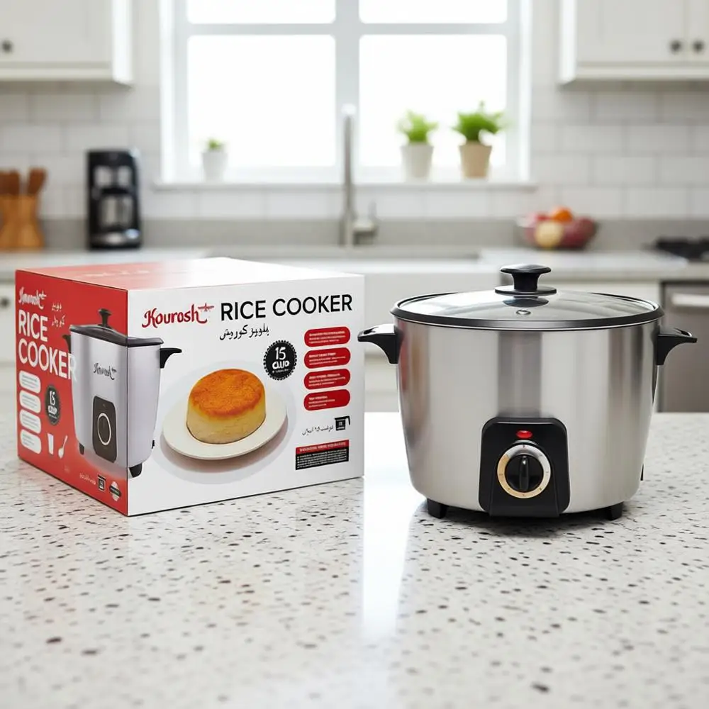 Автоматическая персидская рисоварка - идеальная рисовая корочка (на 15 чашек)
Автоматическая персидская рисоварка - идеальная рисовая корочка (на 15 чашек)