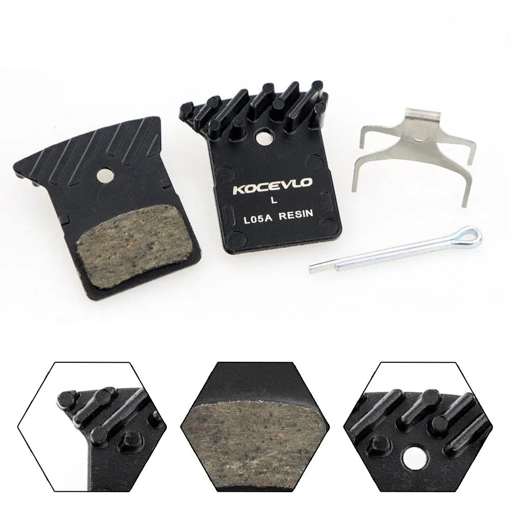High-Performance L05A Resin Brake Pads With Cooling Fins Bike Part For Shimanos Ultegra 105 GRX 2-Piston Flat-Mount Disc Brakes
High-Performance L05A Resin Brake Pads With Cooling Fins Bike Part For Shimanos Ultegra 105 GRX 2-Piston Flat-Mount Disc Brakes