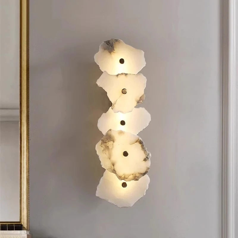 Irregular Natural Marble LED Wall Lamp Modern Abstract Art Lighting for Living Room Bedroom Bedside Decor
Irregular Natural Marble LED Wall Lamp Modern Abstract Art Lighting for Living Room Bedroom Bedside Decor
