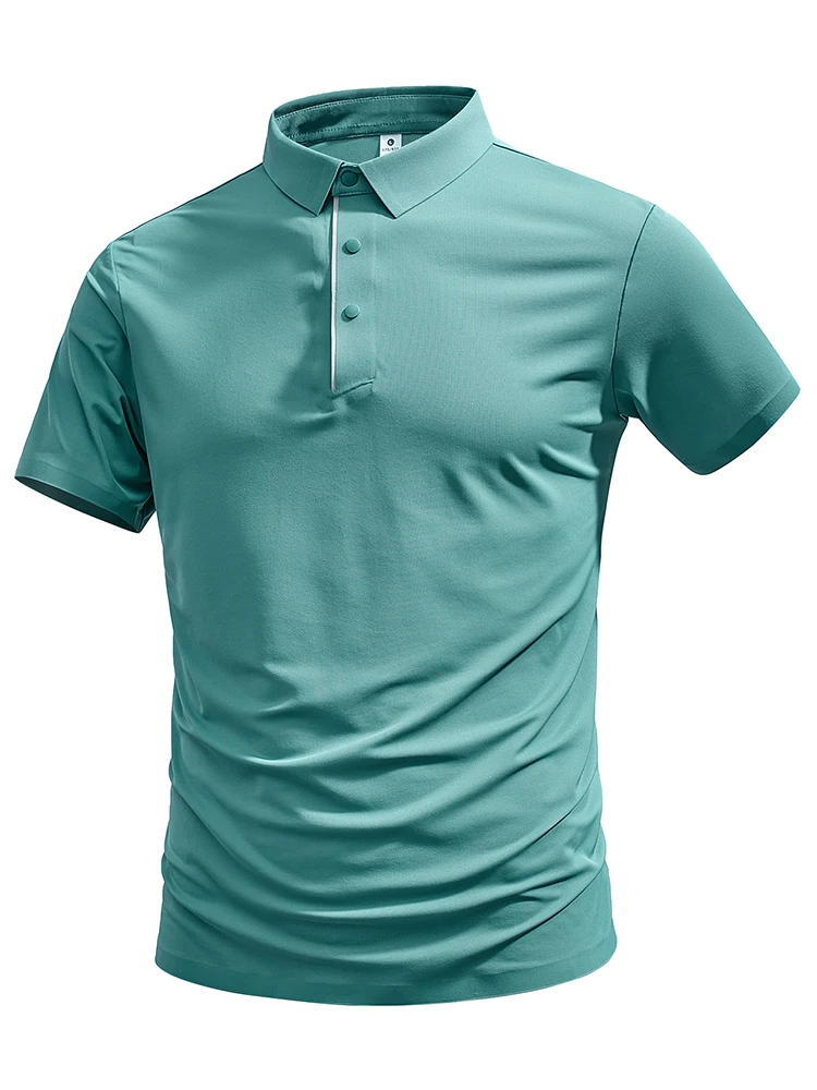 Men High End Ice Silk Short Sleeve Polo Shirt Business Lapel Polo Shirts Male Soft Breathable Casual Fashion Lightweight Clothes
Men High End Ice Silk Short Sleeve Polo Shirt Business Lapel Polo Shirts Male Soft Breathable Casual Fashion Lightweight Clothes