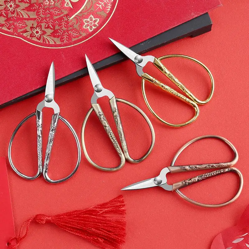 Diy Vintage Dragon And Phoenix School Family Expenses Office Portable Durable Scissors
Diy Vintage Dragon And Phoenix School Family Expenses Office Portable Durable Scissors