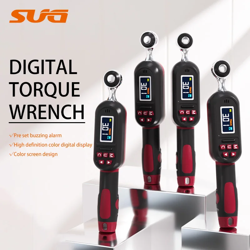 6-60N.m Color Screen Torque Wrench | 2% Precision + Preset + LED Buzzer for Auto Motorcycle Repair Dual-Direction Measurement
6-60N.m Color Screen Torque Wrench | 2% Precision + Preset + LED Buzzer for Auto Motorcycle Repair Dual-Direction Measurement