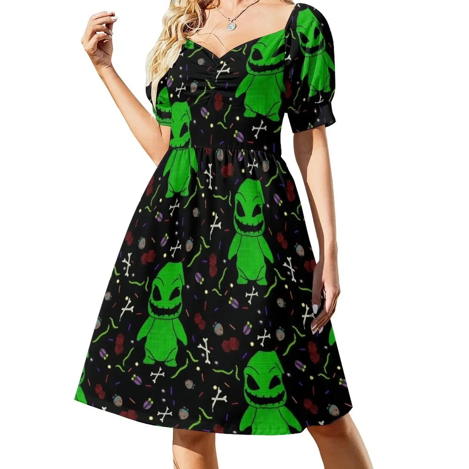 Oogie boogie Short-Sleeved Dress Women's dresses beach dress elegant women's dresses sale dress party night
Oogie boogie Short-Sleeved Dress Women's dresses beach dress elegant women's dresses sale dress party night