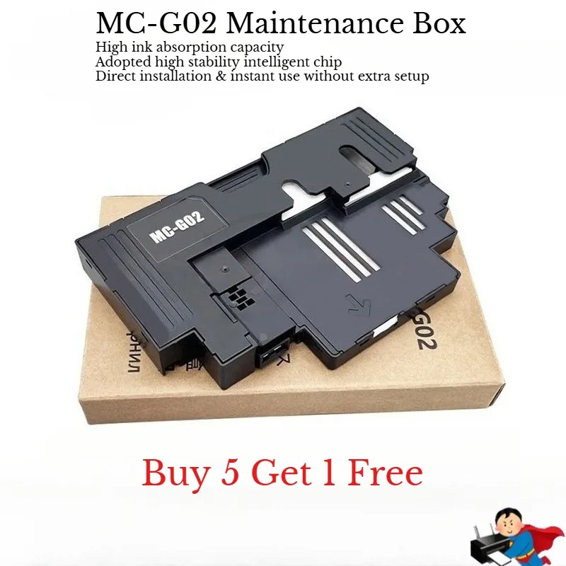 MC-G02 Ink Maintenance Cartridge for CANON G1020 G2020 G3020 G3060 G1220 G2160 G2260 G3160 G3260 G540 G550 G570 G620 G640 G650
MC-G02 Ink Maintenance Cartridge for CANON G1020 G2020 G3020 G3060 G1220 G2160 G2260 G3160 G3260 G540 G550 G570 G620 G640 G650