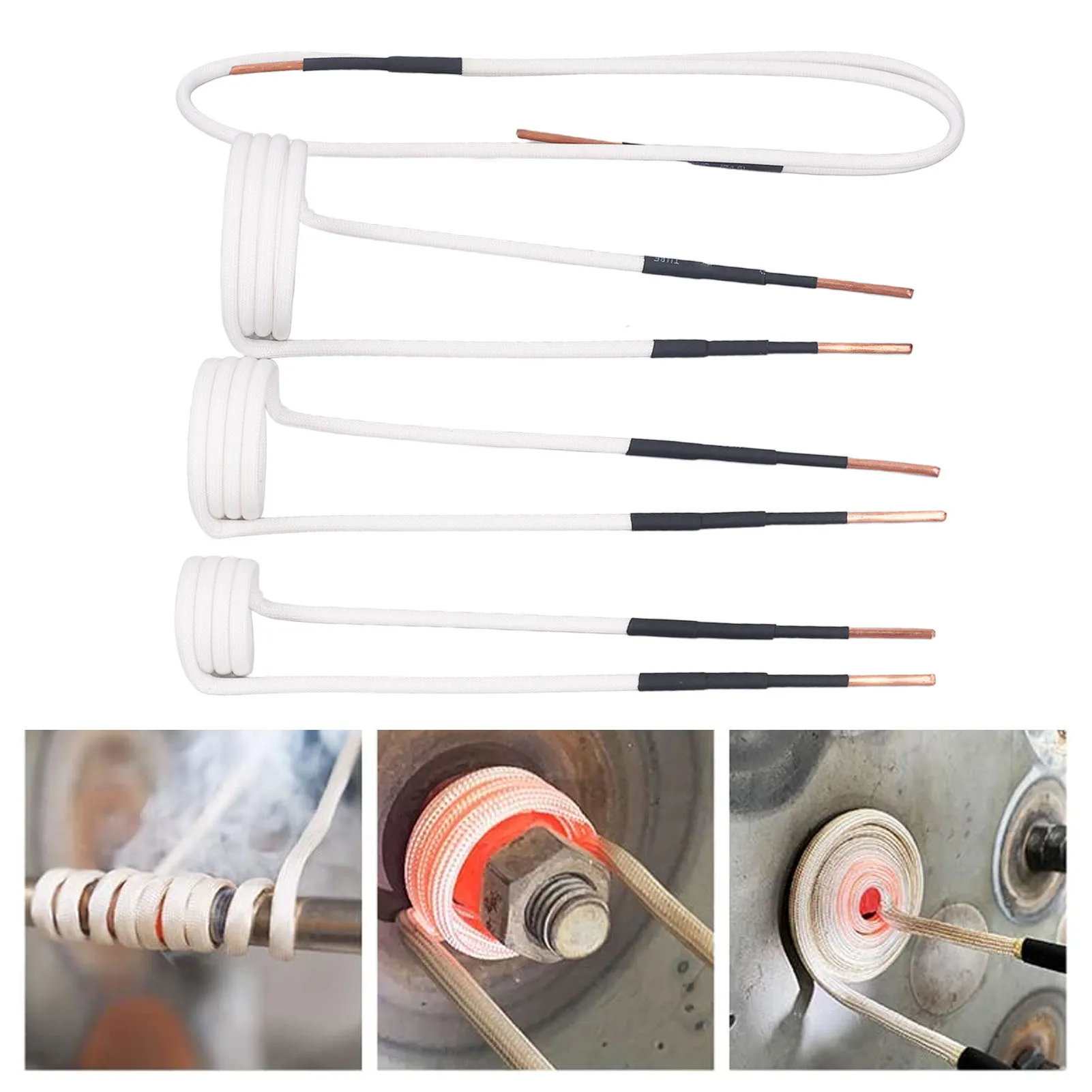 4Pcs Induction Heater Coil Kit 2.5mm Brass Core 20 30 40 750mm High Frequency Induction Coil for Rusty Bolt Nut Removal
4Pcs Induction Heater Coil Kit 2.5mm Brass Core 20 30 40 750mm High Frequency Induction Coil for Rusty Bolt Nut Removal