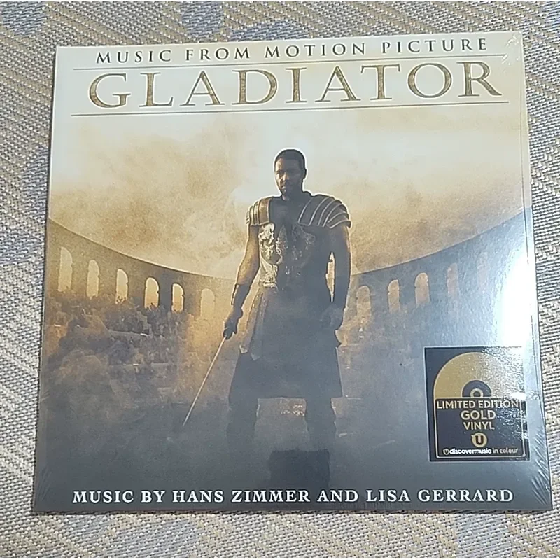 Vinyl Gold Glue 2LP for Hans Zimmer Gladiator Movie Original Soundtrack Music
Vinyl Gold Glue 2LP for Hans Zimmer Gladiator Movie Original Soundtrack Music