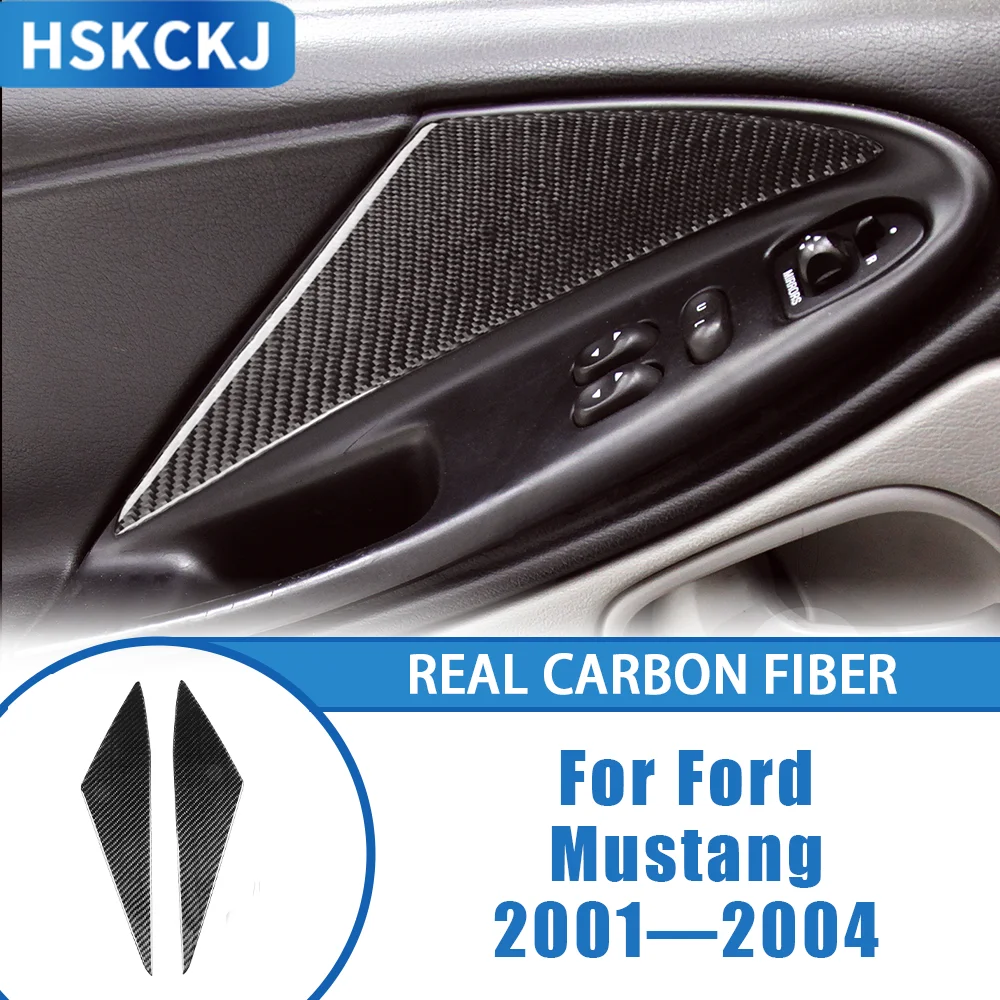 Carbon Fiber Inner Door Panel Protector Pad Cover Trim Sticker Interior Car Accessories Modification For Ford Mustang 2001—2004
Carbon Fiber Inner Door Panel Protector Pad Cover Trim Sticker Interior Car Accessories Modification For Ford Mustang 2001—2004