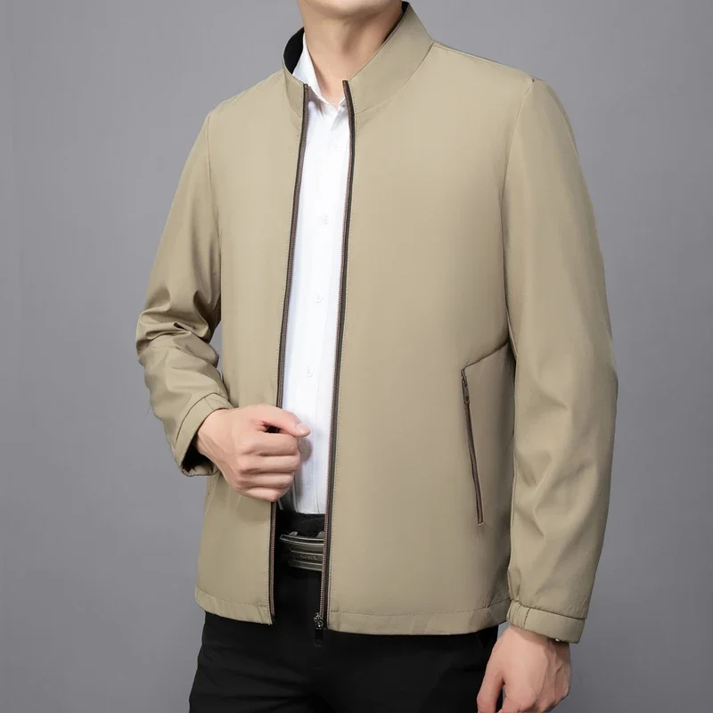 3 Colors 2024 Autumn Thin Jackets Men's Coat Slim Fit Middle-aged and Young Business Windbreaker Men Jacket
3 Colors 2024 Autumn Thin Jackets Men's Coat Slim Fit Middle-aged and Young Business Windbreaker Men Jacket