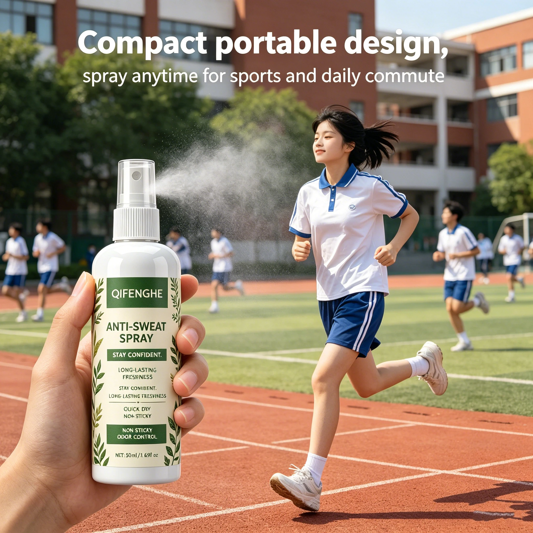 QIFENGHE Anti-Sweat Spray 50ml Long Lasting Antiperspirant Deodorant Fine Quick Dry Mist Underarm Body Odor Remover Portable Swe
QIFENGHE Anti-Sweat Spray 50ml Long Lasting Antiperspirant Deodorant Fine Quick Dry Mist Underarm Body Odor Remover Portable Swe