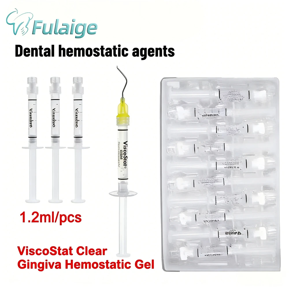 ViscoStat Clear Hemostatic Gel Dental Cavity Gingival Oral Agents Aluminum Chloride White Teeth Clinic Materials Genuine
ViscoStat Clear Hemostatic Gel Dental Cavity Gingival Oral Agents Aluminum Chloride White Teeth Clinic Materials Genuine