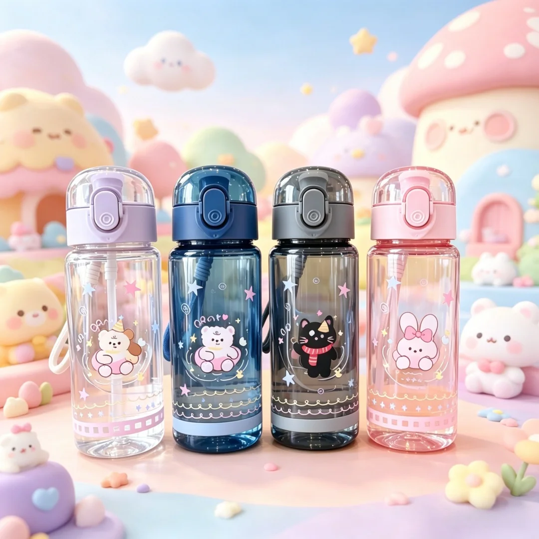 Transparent Water Cup with Ctue Cartoon Patterns – 550ML Vivid Color, Fade-Resistant, Leak Proof & Stylish, Durable,Student Gif
Transparent Water Cup with Ctue Cartoon Patterns – 550ML Vivid Color, Fade-Resistant, Leak Proof & Stylish, Durable,Student Gif