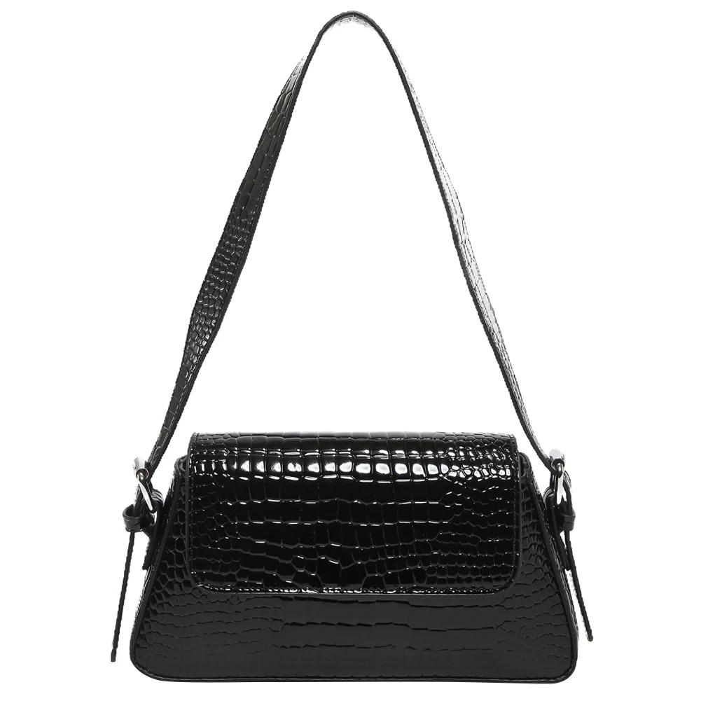 Crocodile Pattern Women Small Square Bag PU Patent Leather Underarm Bag Flap Clutch Purse Magnetic Buckle Travel Shopping Bag
Crocodile Pattern Women Small Square Bag PU Patent Leather Underarm Bag Flap Clutch Purse Magnetic Buckle Travel Shopping Bag