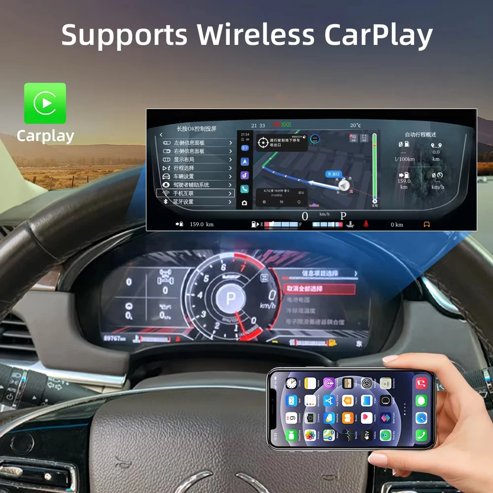 Цифровая приборная панель для Cadillac SRX 2013-2015, виртуальный кокпит, спидометр, 12,3-дюймовый HD-дисплей, беспроводной CarPlay
Цифровая приборная панель для Cadillac SRX 2013-2015, виртуальный кокпит, спидометр, 12,3-дюймовый HD-дисплей, беспроводной CarPlay