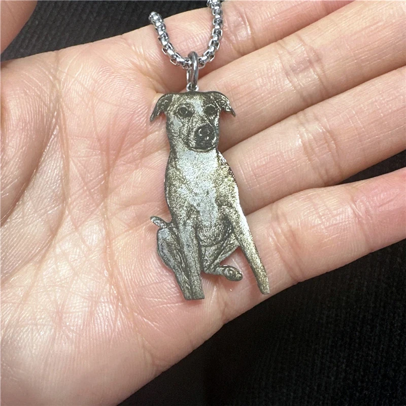 Customized Pet Cat Dog Photo Portrait Name Pendant Necklace Stainless Steel Personalized Commemorative Jewelry Family Gift
Customized Pet Cat Dog Photo Portrait Name Pendant Necklace Stainless Steel Personalized Commemorative Jewelry Family Gift