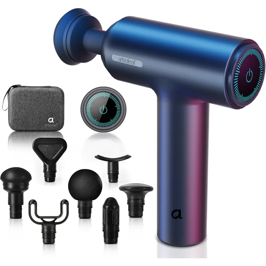 Powerful Handheld Percussion Massage Gun with 6 Speeds for Deep Tissue Therapy Portable Travel Case Included Ideal for Back Sho
Powerful Handheld Percussion Massage Gun with 6 Speeds for Deep Tissue Therapy Portable Travel Case Included Ideal for Back Sho