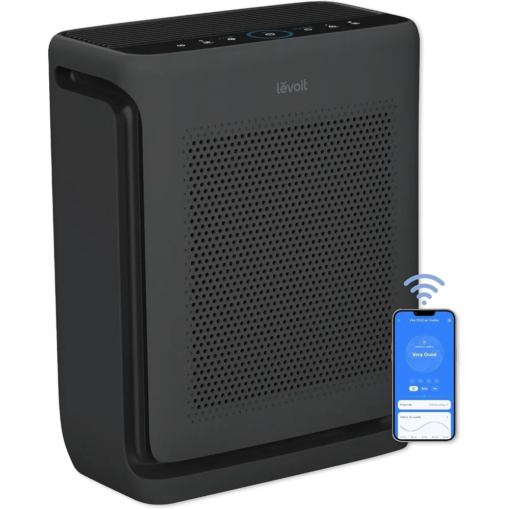 Air Purifiers for Home Large Room Up to 1800 Ft² in 1 Hr with Washable Filters, Air Quality Monitor, Smart WiFi, HEPA Sleep Mode
Air Purifiers for Home Large Room Up to 1800 Ft² in 1 Hr with Washable Filters, Air Quality Monitor, Smart WiFi, HEPA Sleep Mode