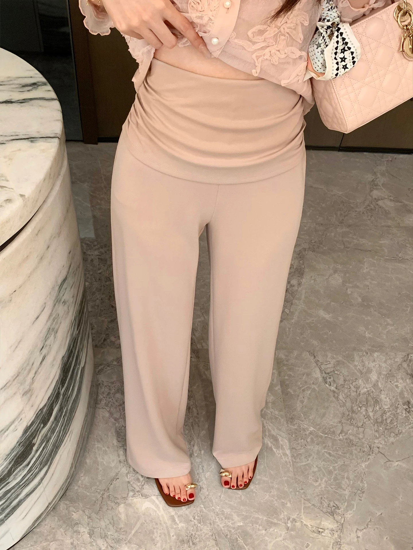 Kun Total Pink High Waist Straight Leg Pants Women's Early Spring Knitted Casual Long Trousers New Style Fashionable Ladies' ...
Kun Total Pink High Waist Straight Leg Pants Women's Early Spring Knitted Casual Long Trousers New Style Fashionable Ladies' ...