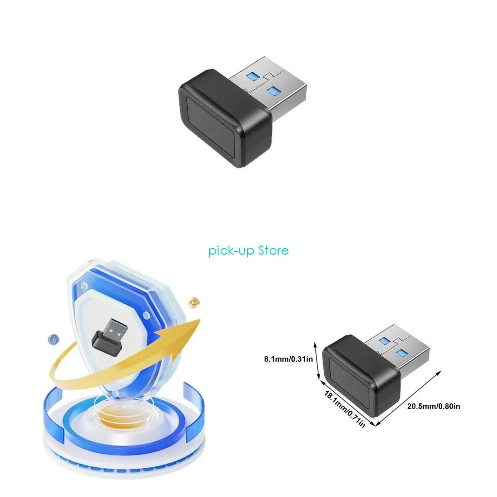 Q5WA USB Fingerprint Reader Window Hello Fingerprint Reader for Windows10/11 Computer User Friendly Secure Logins
Q5WA USB Fingerprint Reader Window Hello Fingerprint Reader for Windows10/11 Computer User Friendly Secure Logins