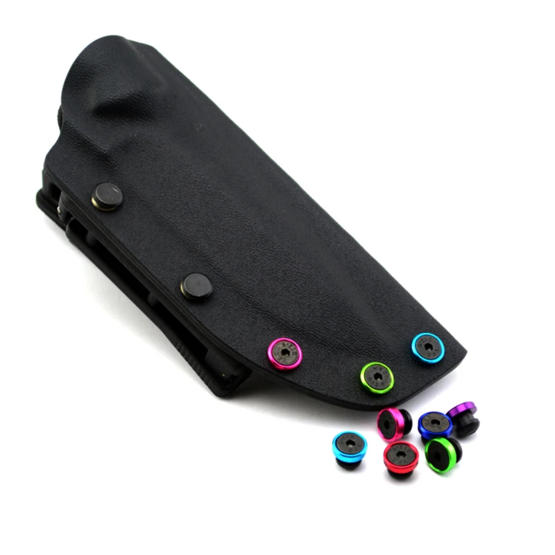 10 Sets 416 Stainless Steel Material Knife Scabbard KYDEX K Sheath Holster Pair Lock Screws Tactics Rivets with Colorful Washer
10 Sets 416 Stainless Steel Material Knife Scabbard KYDEX K Sheath Holster Pair Lock Screws Tactics Rivets with Colorful Washer