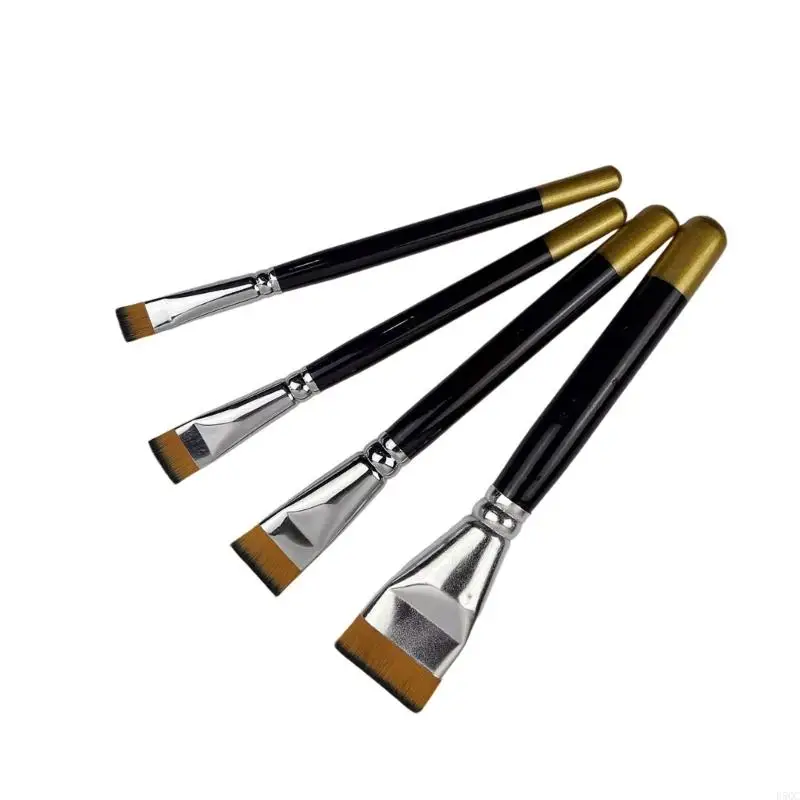 4PCs Premium Painting Brushes Professional Grade Bristles Smooth Application D5QC
4PCs Premium Painting Brushes Professional Grade Bristles Smooth Application D5QC