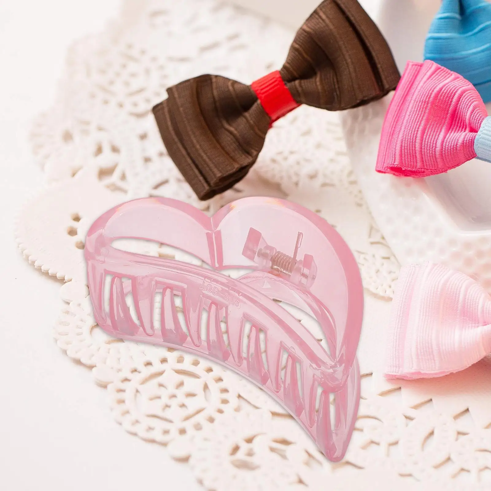 Heart Shaped Claw Clips Womens Holiday Hair Accessories Fashion Rhinestone Barrette Durable Material Elegant Design Unique Style
Heart Shaped Claw Clips Womens Holiday Hair Accessories Fashion Rhinestone Barrette Durable Material Elegant Design Unique Style