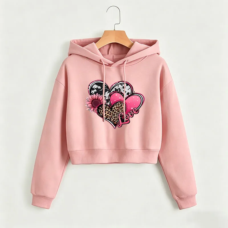Love Heart Floral Print Autumn Winter Cropped Sweatshirt Crop Top Hoodie Y2k Sweatshirts Gothic Casual Style Clothes
Love Heart Floral Print Autumn Winter Cropped Sweatshirt Crop Top Hoodie Y2k Sweatshirts Gothic Casual Style Clothes