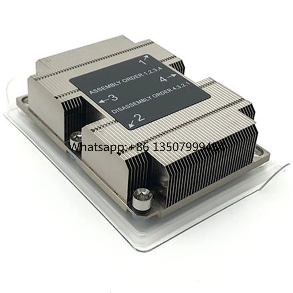 Fanless Passive 1U Server CPU Cooler LGA3647 Slim Heatpipe Heatsink with Aluminum Fin Copper Base for AI Data Center Air Cooling
Fanless Passive 1U Server CPU Cooler LGA3647 Slim Heatpipe Heatsink with Aluminum Fin Copper Base for AI Data Center Air Cooling