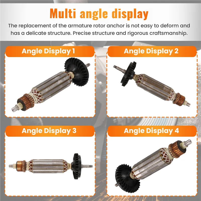 A53Q-AC220V-240V Armature Rotor Anchor Replacement For Angle Grinder GWS7-100 GWS7-125 GWS 7-100 GWS 7-125
A53Q-AC220V-240V Armature Rotor Anchor Replacement For Angle Grinder GWS7-100 GWS7-125 GWS 7-100 GWS 7-125