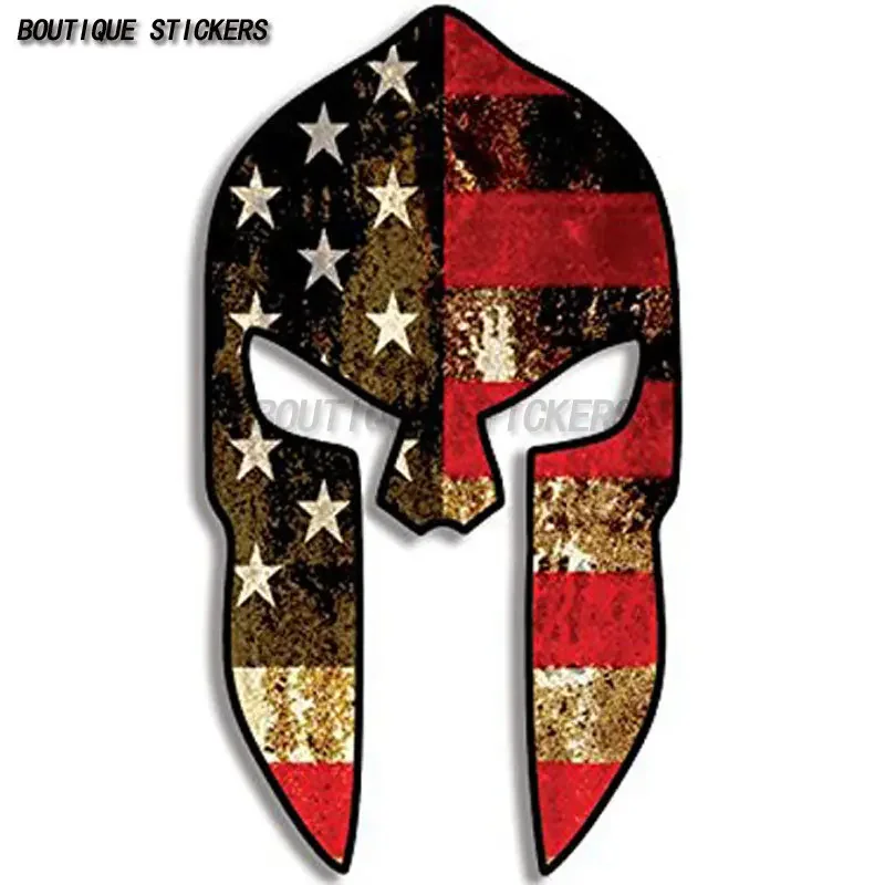 Boutique decals Spartan helmet-shaped American flag car stickers waterproof PVC decals car motorcycle decorative accessories
Boutique decals Spartan helmet-shaped American flag car stickers waterproof PVC decals car motorcycle decorative accessories