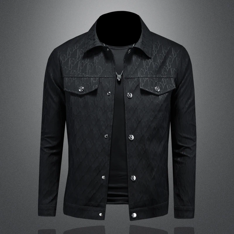 Slim Fit Men's Jaet 2025 Autumn Faion Brand Pure Color Embroidery Collar Youth Simple Versatile Top Polyester Fabric Long...
Slim Fit Men's Jaet 2025 Autumn Faion Brand Pure Color Embroidery Collar Youth Simple Versatile Top Polyester Fabric Long...