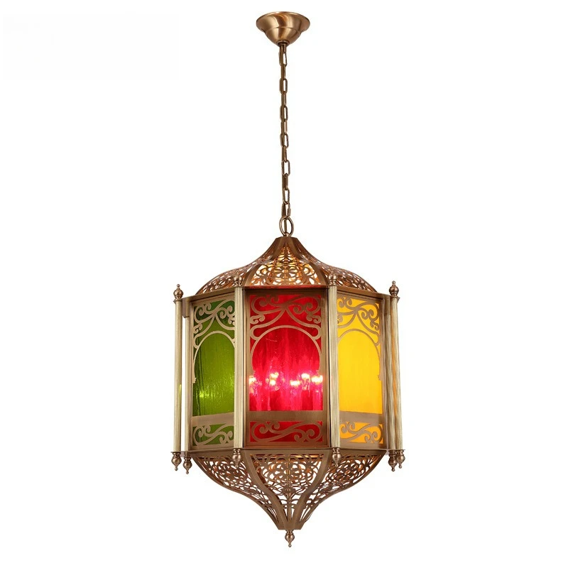 Moroccan copper chandelier led living room copper lamp retro Arabic style dining room bedroom hanging lamp
Moroccan copper chandelier led living room copper lamp retro Arabic style dining room bedroom hanging lamp