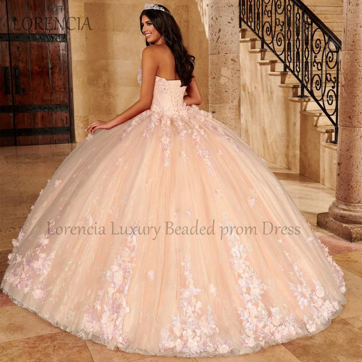 Изысканное платье Quinceanera с аппликацией и хрустальными бусинами, корсет с открытыми плечами, бальное платье Sweet 16, индивидуальное платье Vestidos De XV Anos
Изысканное платье Quinceanera с аппликацией и хрустальными бусинами, корсет с открытыми плечами, бальное платье Sweet 16, индивидуальное платье Vestidos De XV Anos