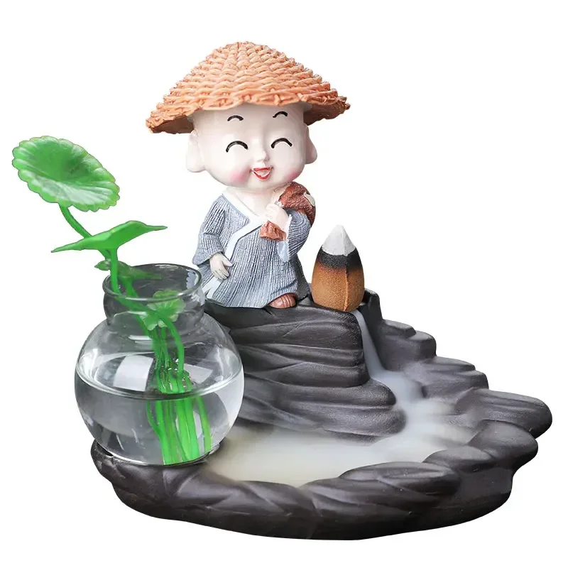 Backflow Incense Sticks Holder Burner Sandalwood Aroma Diffuser Smoke Fountain Incensario Cascata Ornament For Livingroom
Backflow Incense Sticks Holder Burner Sandalwood Aroma Diffuser Smoke Fountain Incensario Cascata Ornament For Livingroom