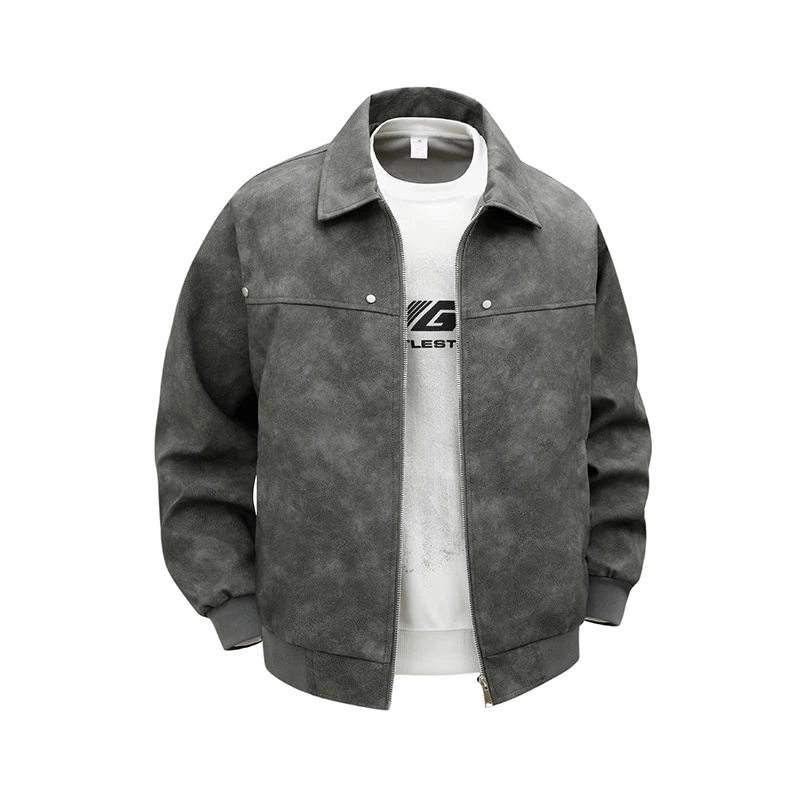 Cross border 25 American retro PU leather jacket men's high street loose collared jacket trendy brand spring and autumn high-end
Cross border 25 American retro PU leather jacket men's high street loose collared jacket trendy brand spring and autumn high-end