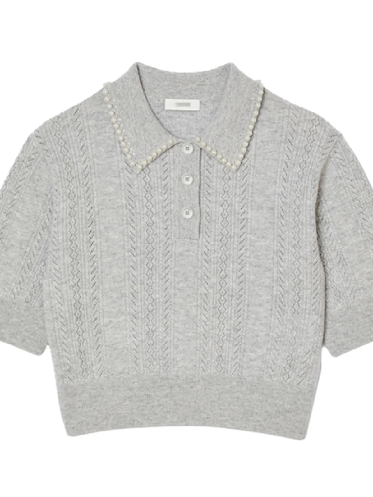 Женский вязаный топ MaSandeS из смесовой шерсти, весна 2024, модный, для повседневной носки, с коротким рукавом, стандартный крой, цельный.
Женский вязаный топ MaSandeS из смесовой шерсти, весна 2024, модный, для повседневной носки, с коротким рукавом, стандартный крой, цельный.