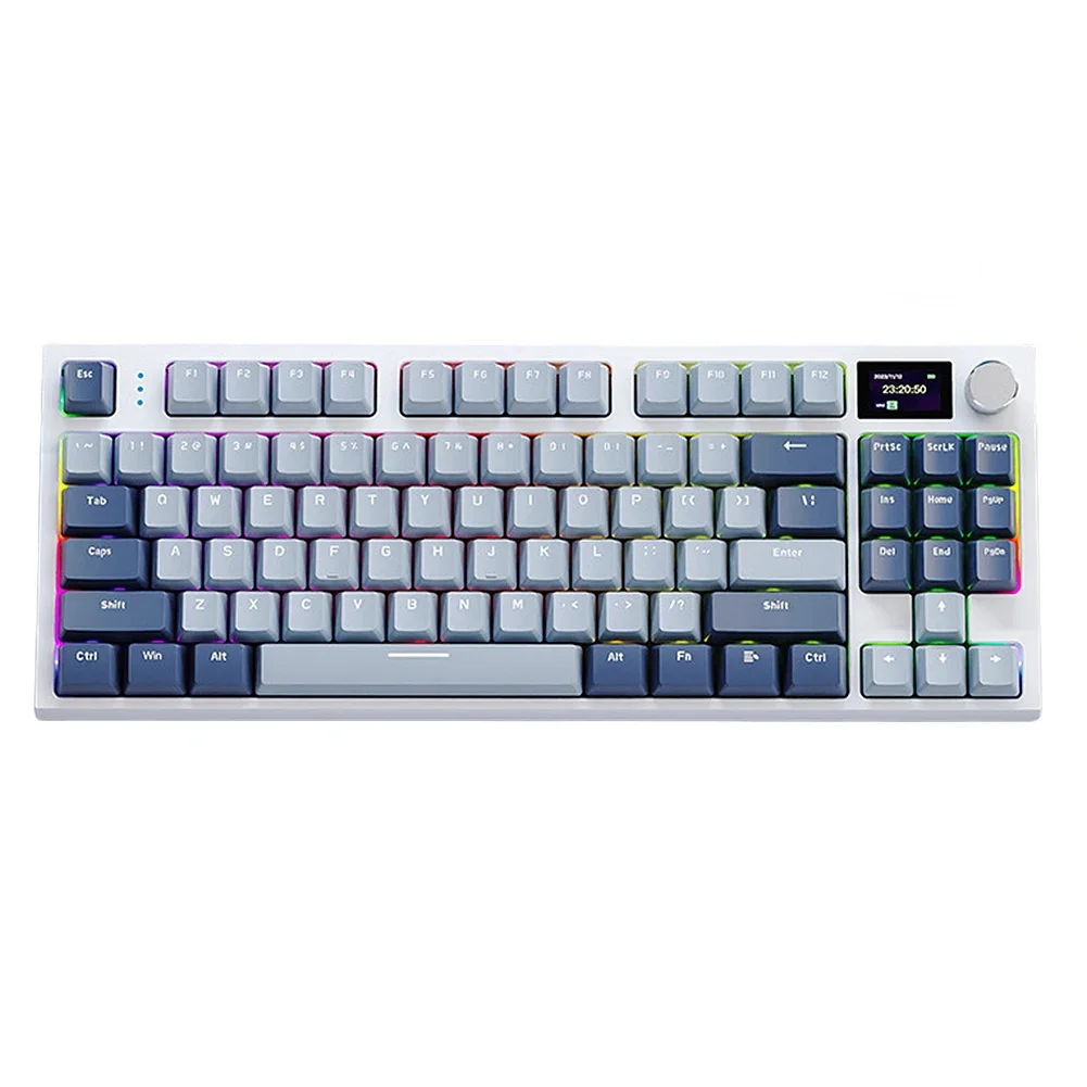 Игровая клавиатура K86, механическая портативная Проводная/беспроводная клавиатура с цветной подсветкой, 87 клавиш, режим горячей замены
Игровая клавиатура K86, механическая портативная Проводная/беспроводная клавиатура с цветной подсветкой, 87 клавиш, режим горячей замены