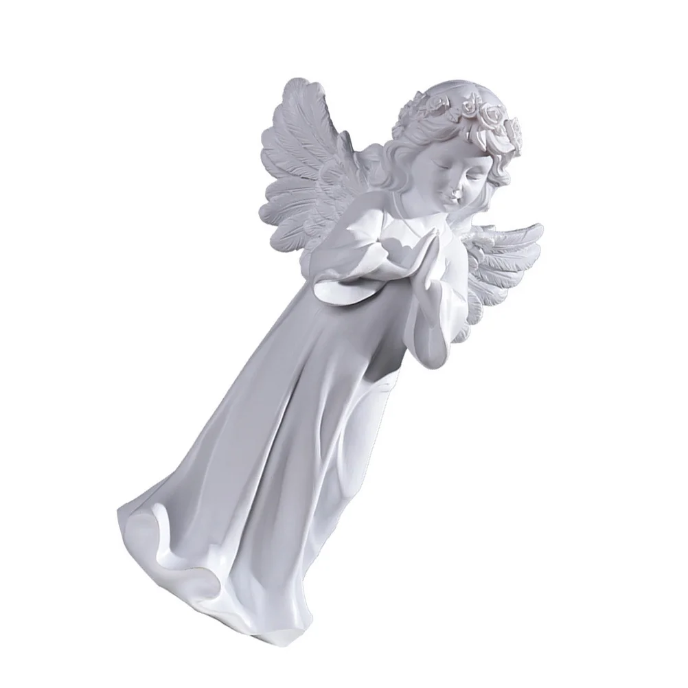 1Pcs Retro Angel Resin Sculpture Desktop Ornament Decorative Craft Angel Figurine Ornament 
1Pcs Retro Angel Resin Sculpture Desktop Ornament Decorative Craft Angel Figurine Ornament