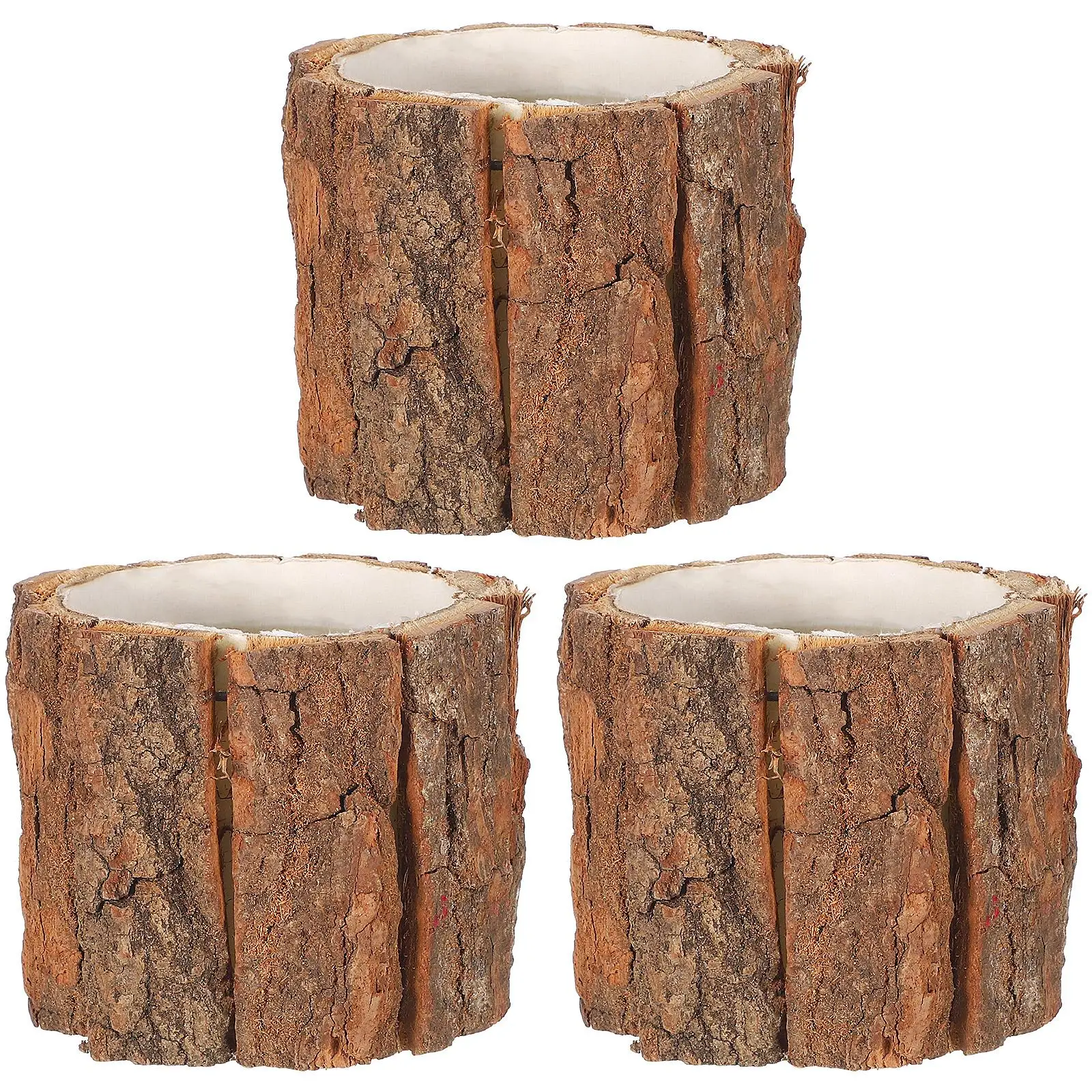 3 Pcs Waterproof Flower Bucket 9cmx8cm Wood Vase Planter Tree Stump Pot Home Decor Vase Farmhouse Bucket Wooden Planter
3 Pcs Waterproof Flower Bucket 9cmx8cm Wood Vase Planter Tree Stump Pot Home Decor Vase Farmhouse Bucket Wooden Planter