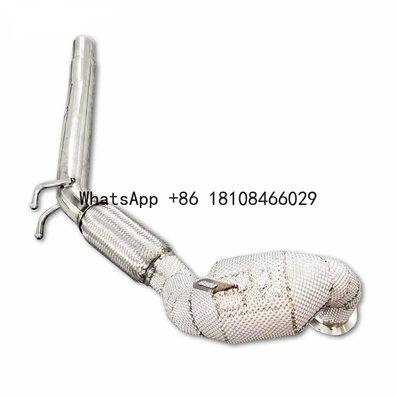 NEW ARRIVING Stainless Steel Exhaust Pipes Catted Exhaust Downpipe for AUDI A3 1.4T/1.8T/2.0T 2014-2022 Car Exhaust System
NEW ARRIVING Stainless Steel Exhaust Pipes Catted Exhaust Downpipe for AUDI A3 1.4T/1.8T/2.0T 2014-2022 Car Exhaust System
