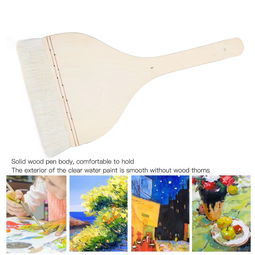 6 Inch Painting Brushes Wooden Multipurpose Gouache Brushes Proper Handheld Dimension Nylon Art Supplies Textile Pigment Coating
6 Inch Painting Brushes Wooden Multipurpose Gouache Brushes Proper Handheld Dimension Nylon Art Supplies Textile Pigment Coating